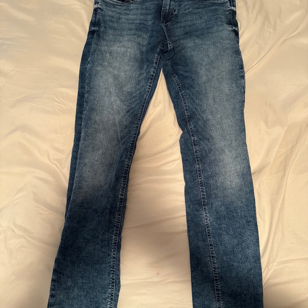 Buffalo David bitton 1972 Evan-slim straight stretchw30x l32 blue jeans
